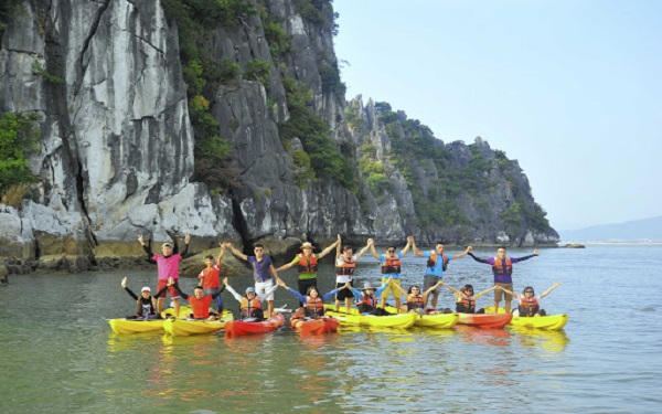 cheo thuy kayak o ha long
