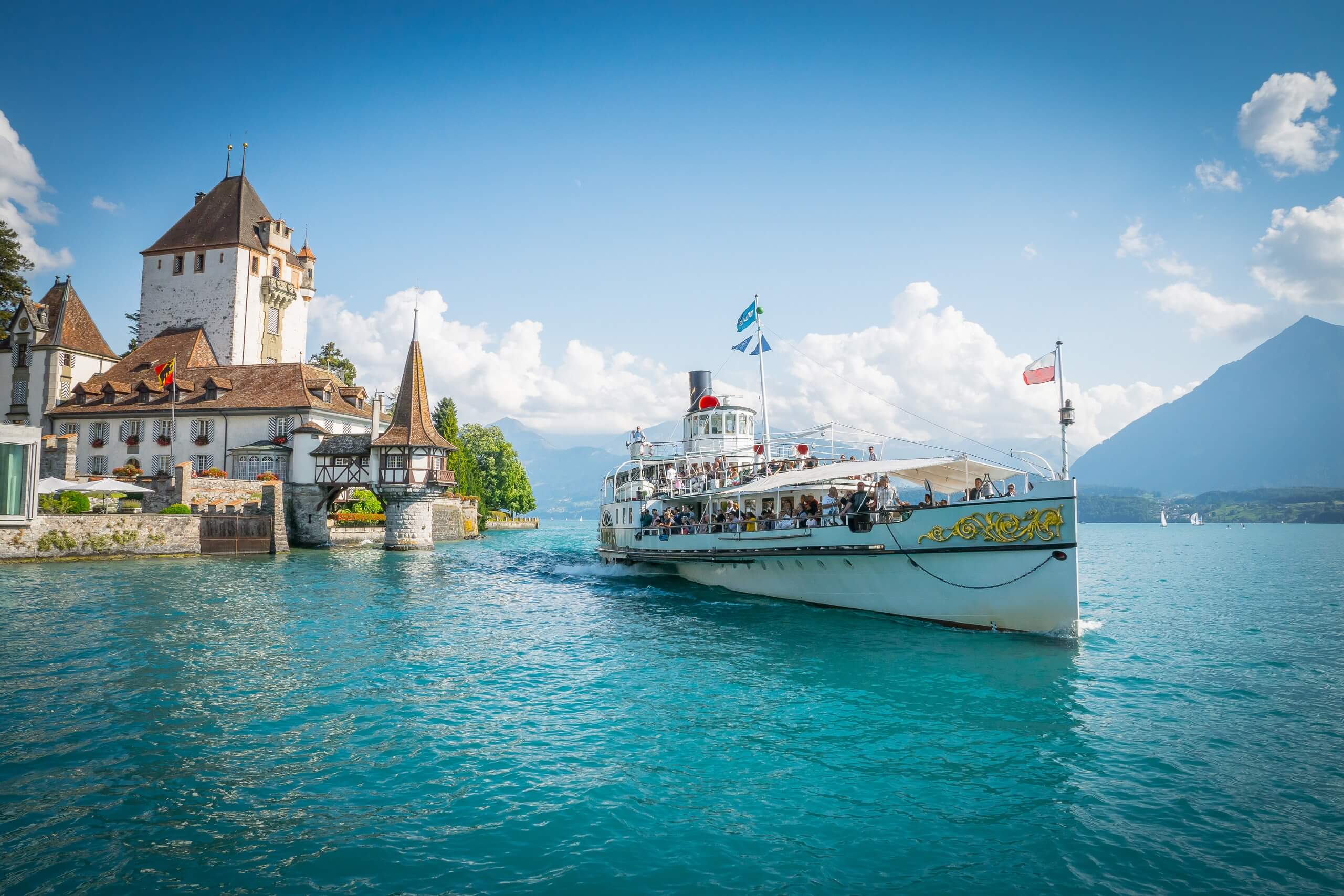 Boating on Lake Thun
