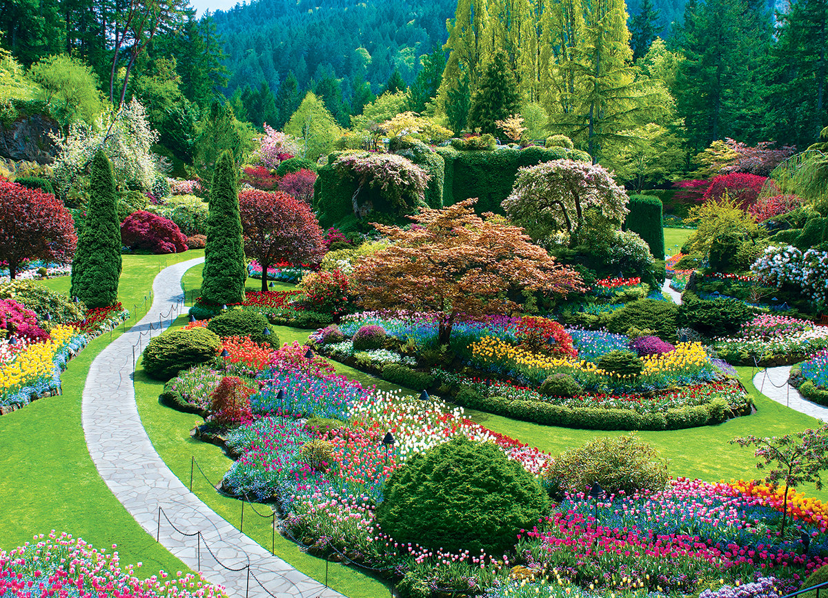 Butchart Gardens in summer