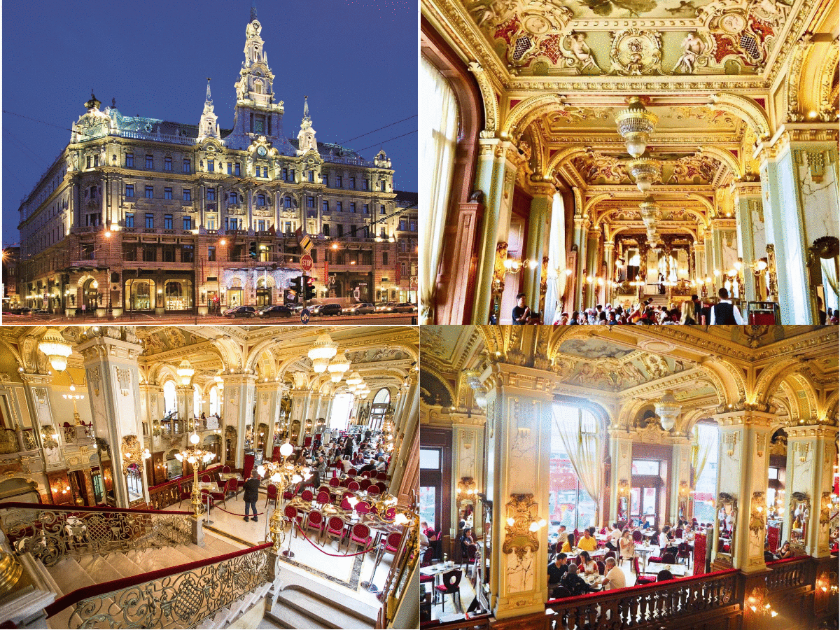New York Cafe Budapest in 1