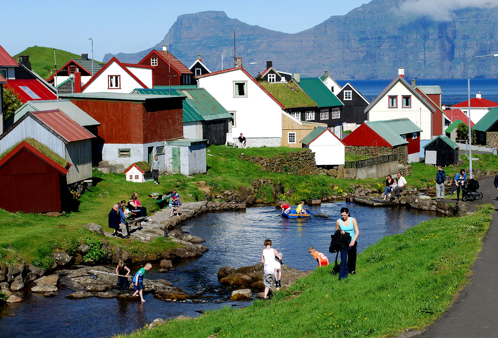 Gjógv village Faroe Islands2