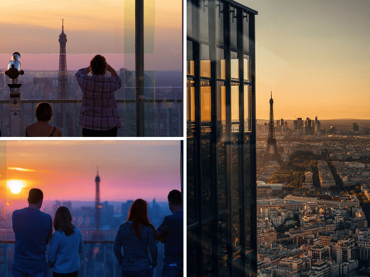 Montparnasse Tower sunset 1
