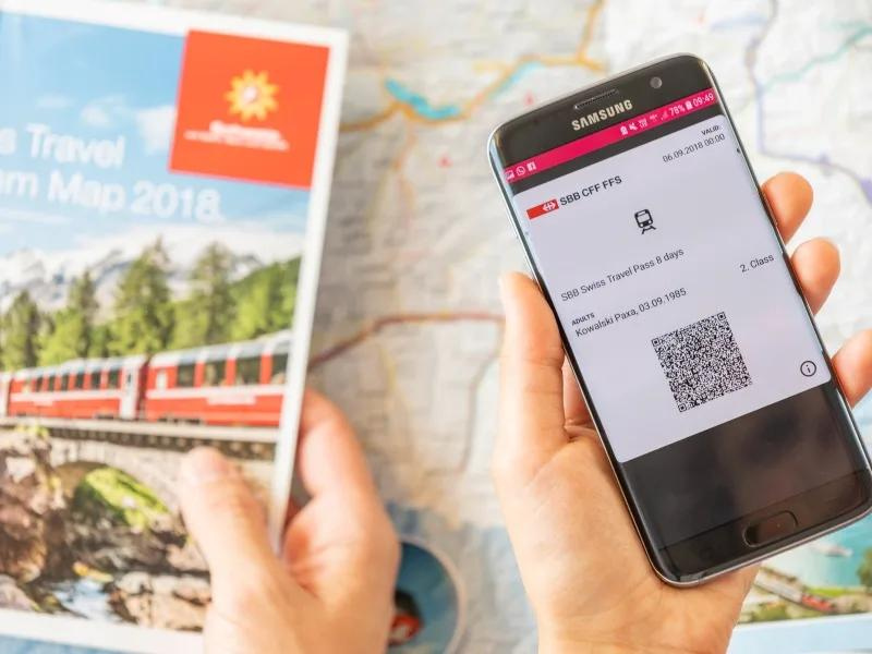 sử dụng Swiss Travel Pass