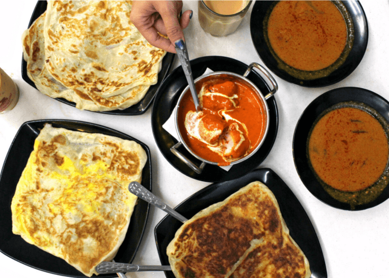 Roti Prata – Bánh dẹt vàng giòn kể câu chuyện ẩm thực đa văn hóa Singapore