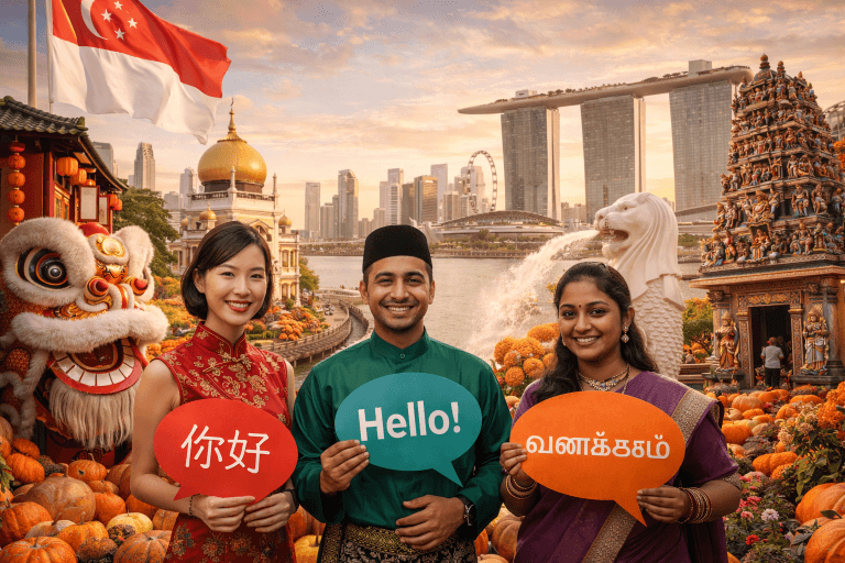 Singapore – Nơi ngôn ngữ phản chiếu bản sắc đa văn hóa