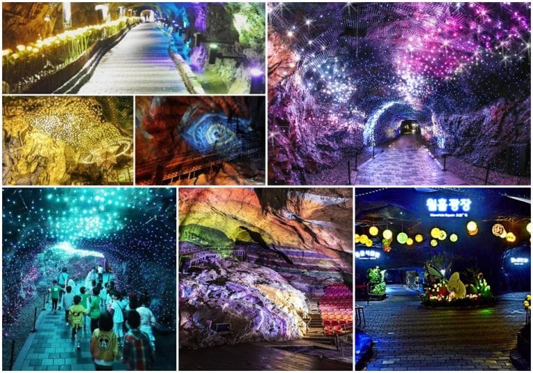Hang động Gwangmyeong – Thế giới kỳ ảo được thắp sáng dưới lòng đất